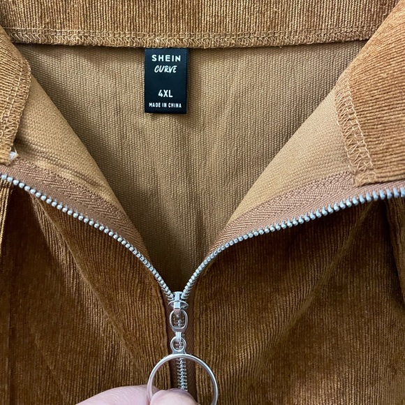 PLUS SIZE Faux Corduroy Skirt - Picture 3 of 3